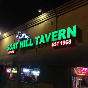 goat hill tavern sign